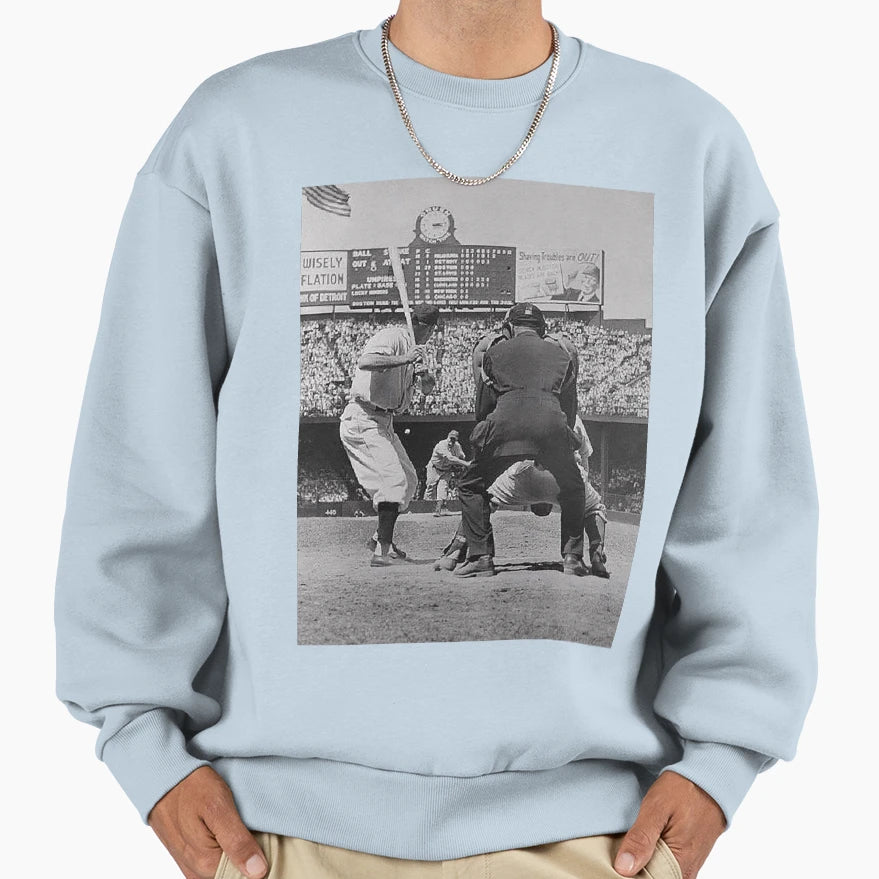 Greenberg Bat Tiger Stadium 1945 Sweatshirt - Aesthetic Graphic Men Women - T-Shirt, Sweatshirt, Hoodie