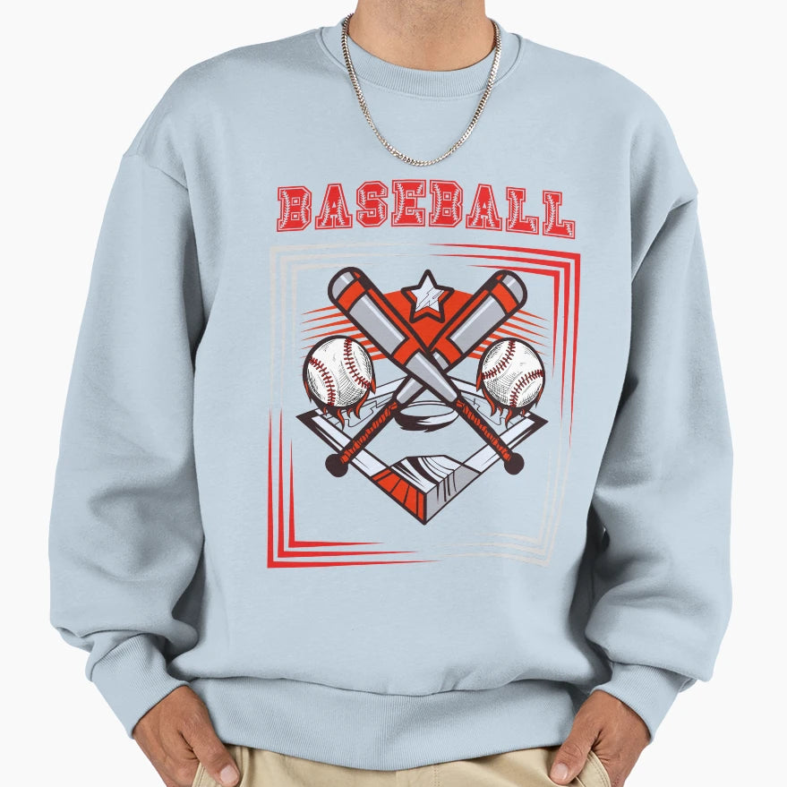 Gifts Baseball Players And Fans Sweatshirt - Trendy Graphic for Adults - T-Shirt, Sweatshirt, Hoodie