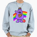 Omg Grimace Sweatshirt - Graphic Print for Adults - T-Shirt, Sweatshirt, Hoodie