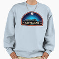 Cleveland Ohio Skyline Sweatshirt - Casual Everyday Wear for Adults - T-Shirt, Sweatshirt, Hoodie
