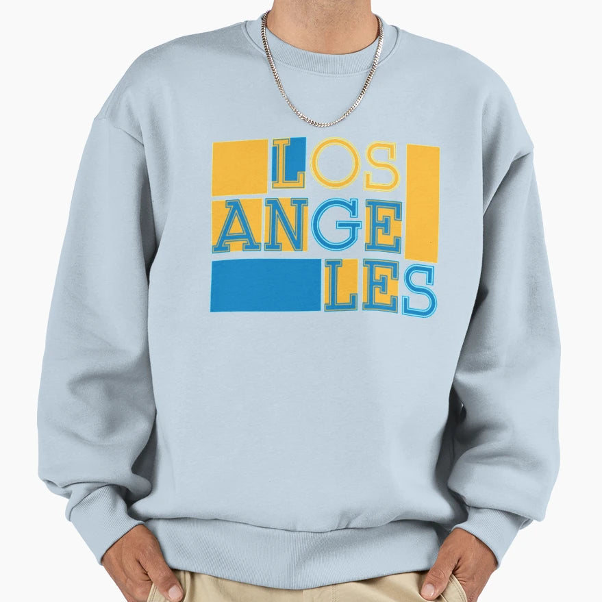 Los Angeles Lettering La Usa America T-Shirt - Casual Everyday Wear Unisex - T-Shirt, Sweatshirt, Hoodie