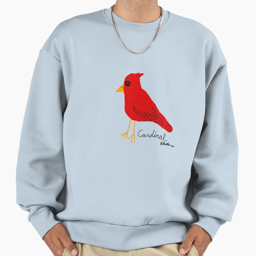 Cardinal Teeshirt T-Shirt - Minimalist Print for Adults - T-Shirt, Sweatshirt, Hoodie