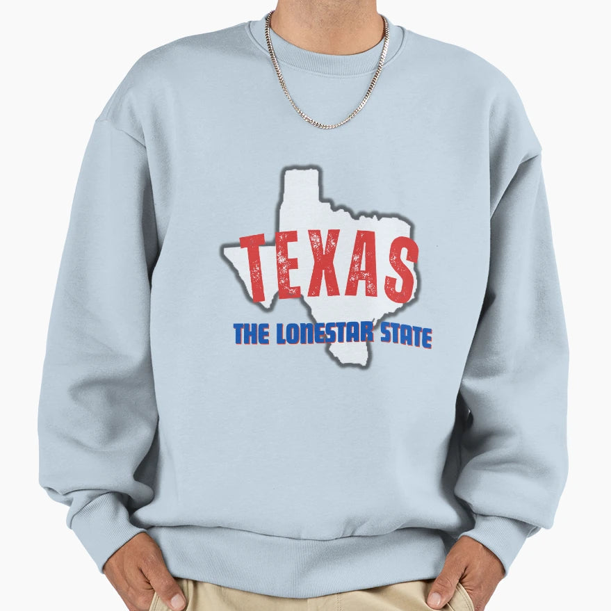 Texas Lonestar State Sweatshirt - Fun Novelty Design Unisex - T-Shirt, Sweatshirt, Hoodie