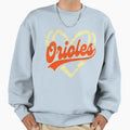Oriole Heart Bird Watcher Lover Sweatshirt - Streetwear Style Unisex - T-Shirt, Sweatshirt, Hoodie