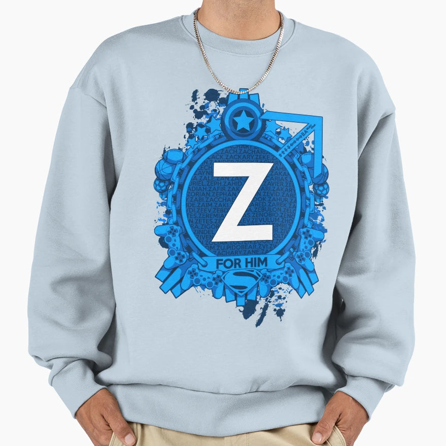 Him Z Sweatshirt - Casual Everyday Wear Men Women - T-Shirt, Sweatshirt, Hoodie