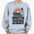 Houston 2026 Space Shuttle Football V2 T-Shirt - Streetwear Style Unisex - T-Shirt, Sweatshirt, Hoodie