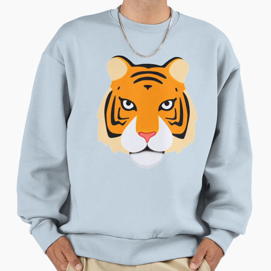 Tiger Sweatshirt - Novelty Apparel Unisex - T-Shirt, Sweatshirt, Hoodie