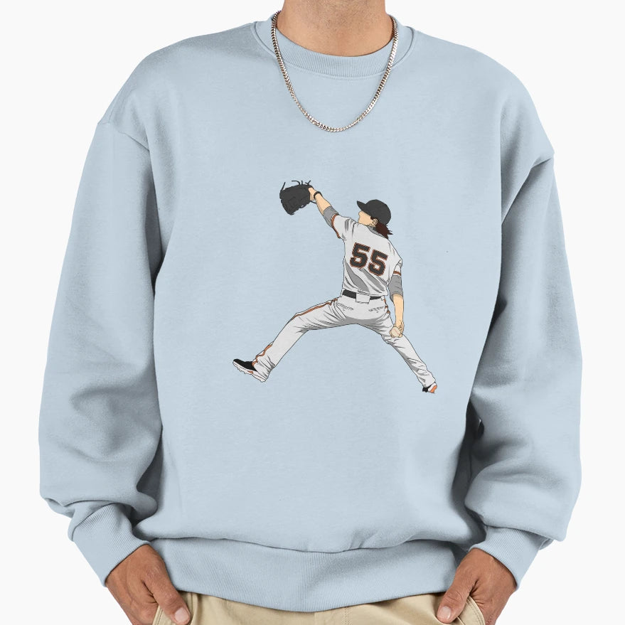 Swing Batter Sweatshirt - Graphic Print Unisex - T-Shirt, Sweatshirt, Hoodie