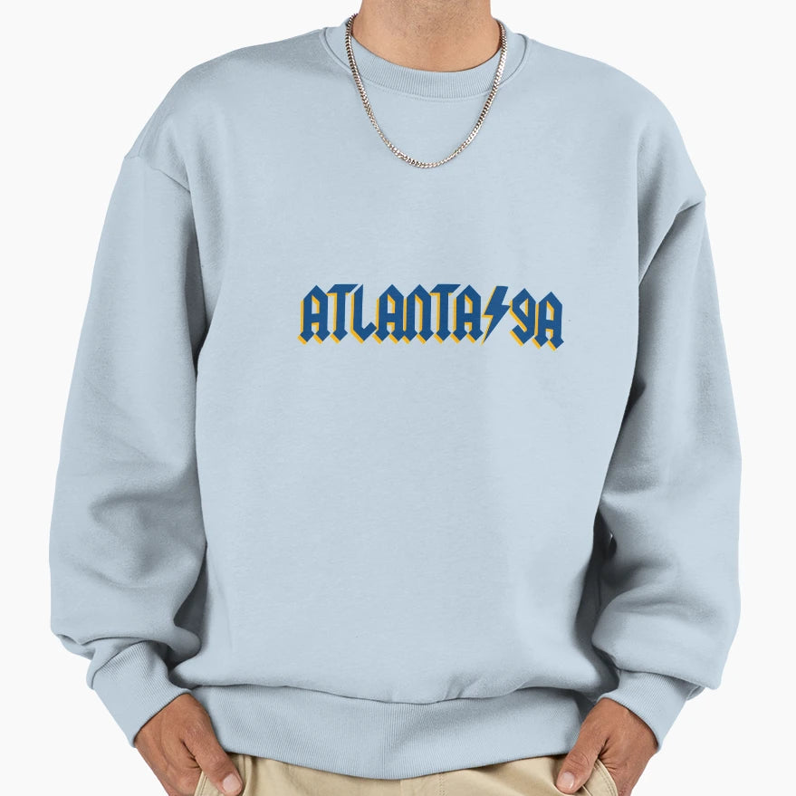 Em Lightning Lettering Sweatshirt - Unique Graphic for Adults - T-Shirt, Sweatshirt, Hoodie