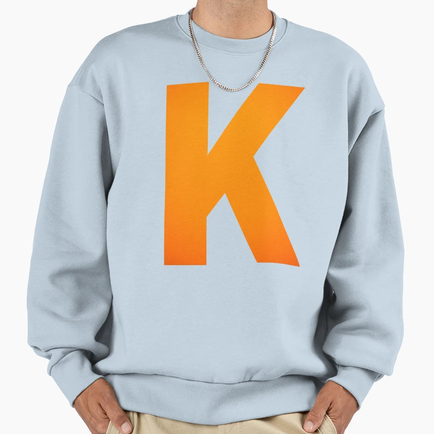 K Kind Nice Orange Sweatshirt - Graphic Print Unisex - T-Shirt, Sweatshirt, Hoodie