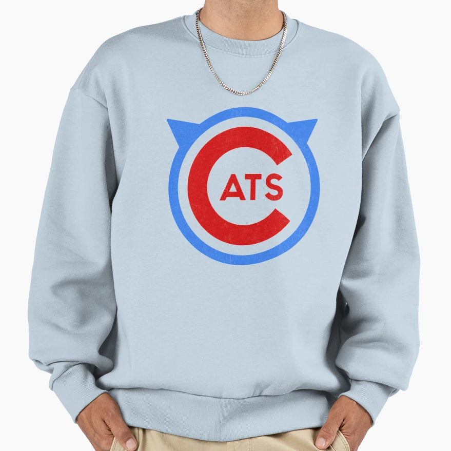 Fort Worth Cats Baseball Logo Sweatshirt - Minimalist Print for Adults - T-Shirt, Sweatshirt, Hoodie