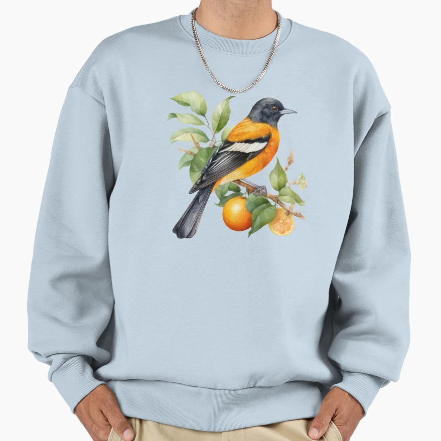 Watercolor Birds America Sweatshirt - Casual Everyday Wear Unisex - T-Shirt, Sweatshirt, Hoodie