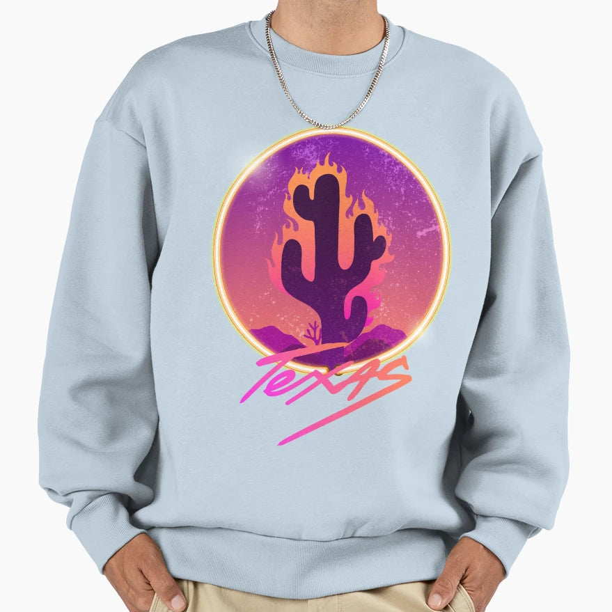 Texas Sweatshirt - Minimalist Print Men Women - T-Shirt, Sweatshirt, Hoodie