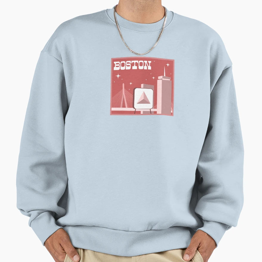 Boston Sweatshirt - Casual Everyday Wear Unisex - T-Shirt, Sweatshirt, Hoodie