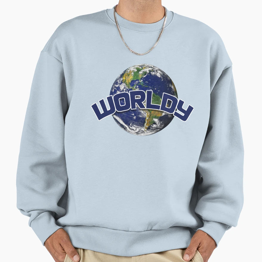 Worldy Sweatshirt - Casual Everyday Wear Unisex - T-Shirt, Sweatshirt, Hoodie