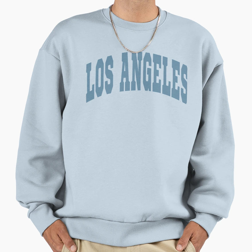 Los Angeles Varsity Lettering Sweatshirt - Minimalist Print Unisex - T-Shirt, Sweatshirt, Hoodie