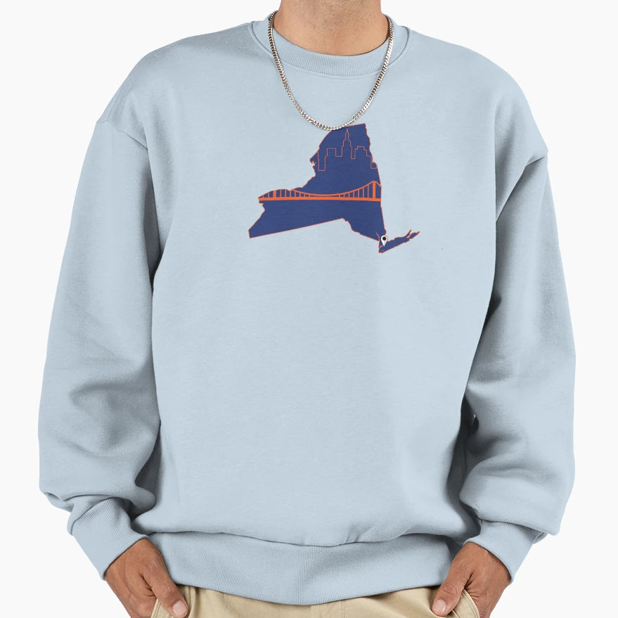 New York Baseball Sweatshirt - Novelty Apparel Unisex - T-Shirt, Sweatshirt, Hoodie