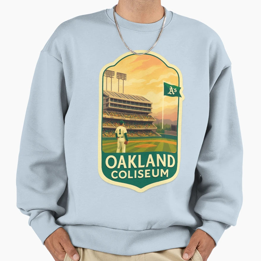 Oakland Coliseum Game Day Sweatshirt - Streetwear Style Men Women - T-Shirt, Sweatshirt, Hoodie