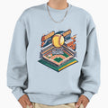 Baseball Stadium Sweatshirt - Trendy Graphic for Adults - T-Shirt, Sweatshirt, Hoodie