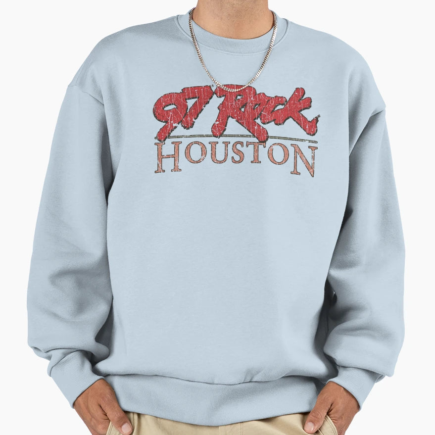 97 Rock Houston 1986 Sweatshirt - Trendy Graphic Unisex - T-Shirt, Sweatshirt, Hoodie
