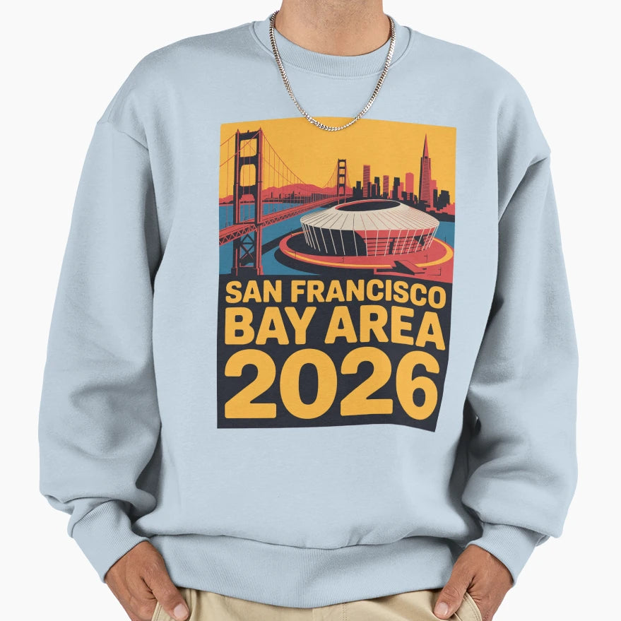 San Francisco Bay Area Golden Gate T-Shirt - Aesthetic Graphic for Adults - T-Shirt, Sweatshirt, Hoodie