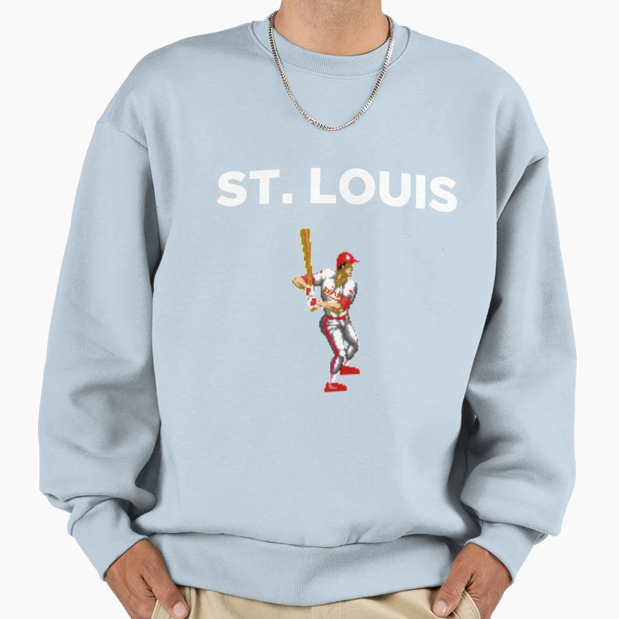 St Louis Baseball Video Game 8 Bit T-Shirt - Streetwear Style Unisex - T-Shirt, Sweatshirt, Hoodie