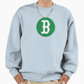 Boston Green Circle Sweatshirt - Trendy Graphic Men Women - T-Shirt, Sweatshirt, Hoodie