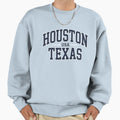 Houston Usa Texas Single Color Sweatshirt - Unique Graphic Men Women - T-Shirt, Sweatshirt, Hoodie