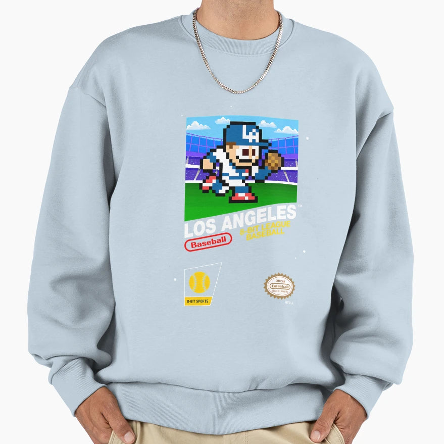 Los Angeles 8 Bit Videogame Sweatshirt - Casual Everyday Wear Unisex - T-Shirt, Sweatshirt, Hoodie