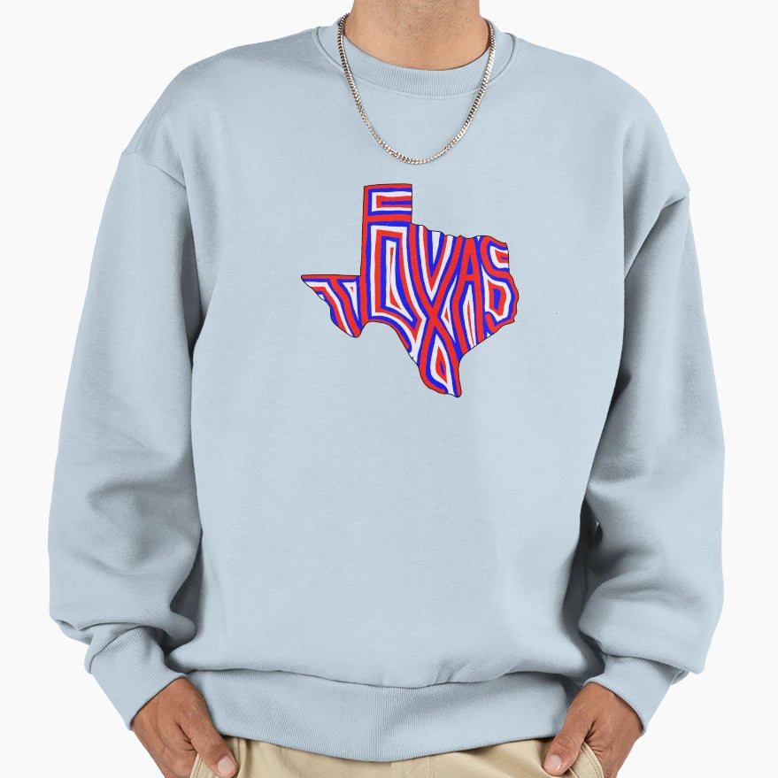 Texas Sweatshirt - Graphic Print Men Women - T-Shirt, Sweatshirt, Hoodie