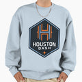 Soccerr Team Logo Houstonn Dashh Sweatshirt - Minimalist Print for Adults - T-Shirt, Sweatshirt, Hoodie