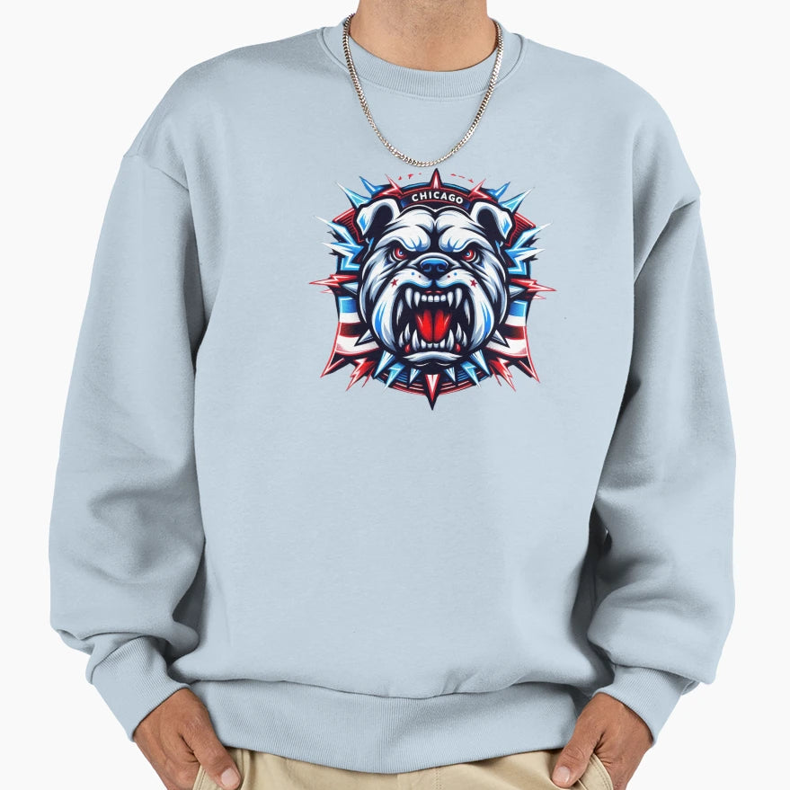Chicago Bulldog Variant 2 Sweatshirt - Trendy Graphic Unisex - T-Shirt, Sweatshirt, Hoodie