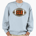 Cleveland Throwback Football Sweatshirt - Graphic Print for Adults - T-Shirt, Sweatshirt, Hoodie