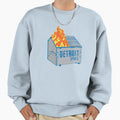 Detroit Sports Dumpster Fire Sweatshirt - Novelty Apparel for Adults - T-Shirt, Sweatshirt, Hoodie