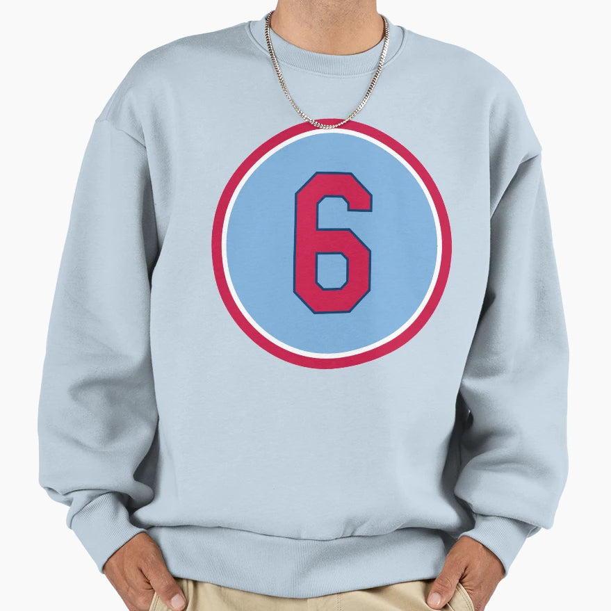 Stan Musial 6 Jersey Number Sweatshirt - Casual Everyday Wear for Adults - T-Shirt, Sweatshirt, Hoodie