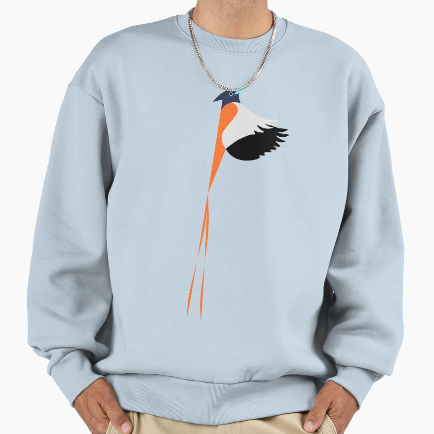 Minimalist Indian Flycatcher Sweatshirt - Unique Graphic for Adults - T-Shirt, Sweatshirt, Hoodie