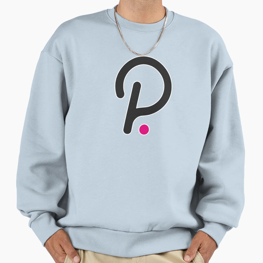 Polkadot Crypto Logo Sweatshirt - Casual Everyday Wear for Adults - T-Shirt, Sweatshirt, Hoodie
