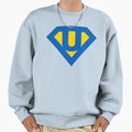Superhero Ukraine Diamond Shape Sweatshirt - Custom Art Print for Adults - T-Shirt, Sweatshirt, Hoodie