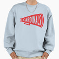 Megaphone Arizona Cardinals Red Sweatshirt - Fun Novelty Design Unisex - T-Shirt, Sweatshirt, Hoodie