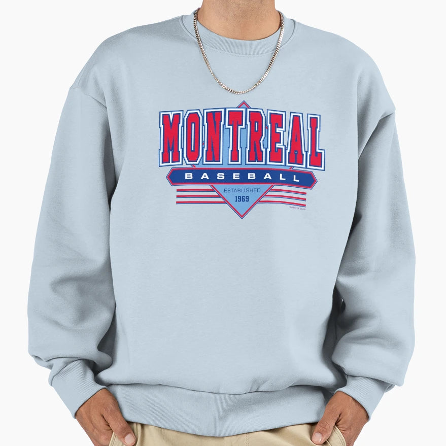 Montreal Baseball Expos Inspired 90S Sweatshirt - Trendy Graphic Men Women - T-Shirt, Sweatshirt, Hoodie