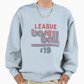 League Baseball 19 Athletic Sweatshirt - Fun Novelty Design for Adults - T-Shirt, Sweatshirt, Hoodie