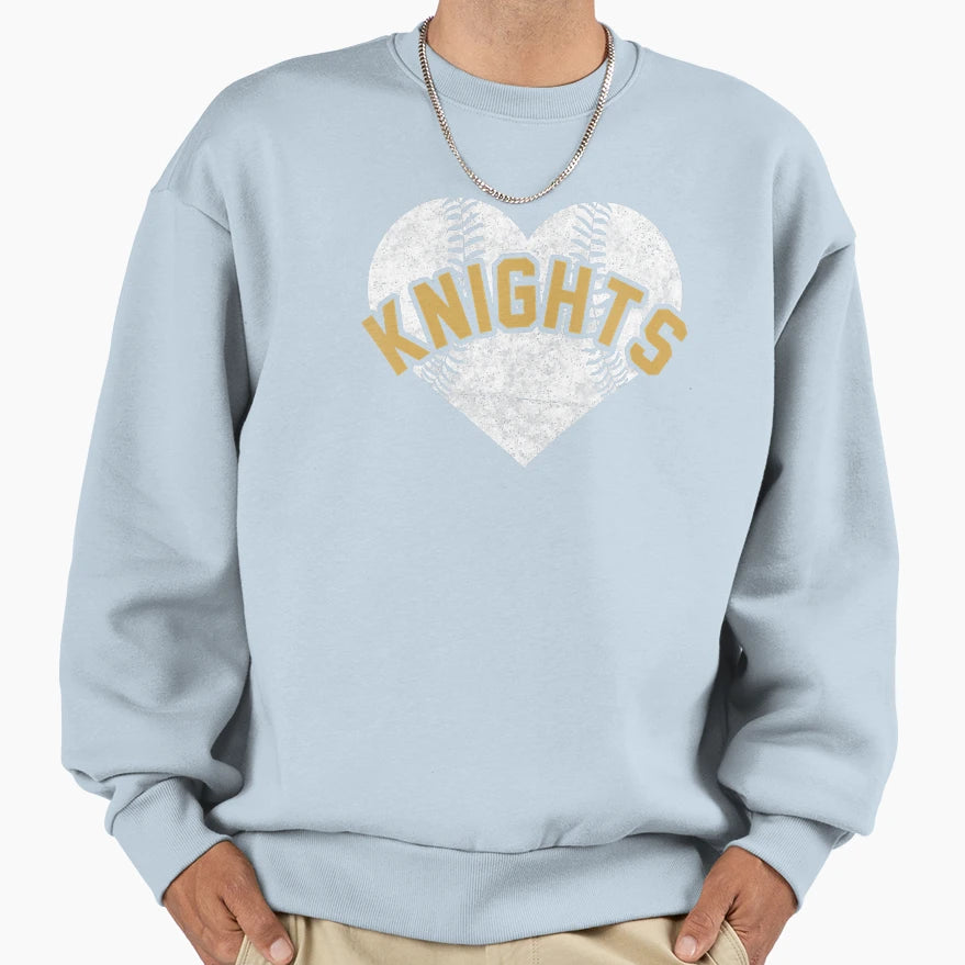 Knights Baseball Softball High Sweatshirt - Trendy Graphic Men Women - T-Shirt, Sweatshirt, Hoodie