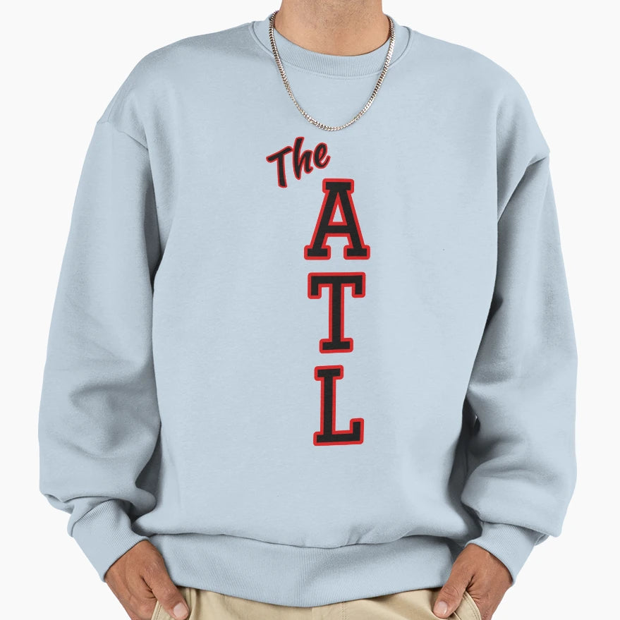 Atl Red And Black Sweatshirt - Graphic Print for Adults - T-Shirt, Sweatshirt, Hoodie