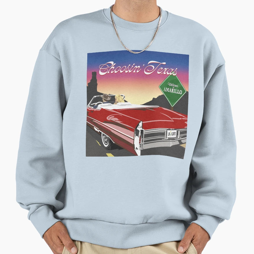 Choosin Texas Album Sweatshirt - Aesthetic Graphic Unisex - T-Shirt, Sweatshirt, Hoodie