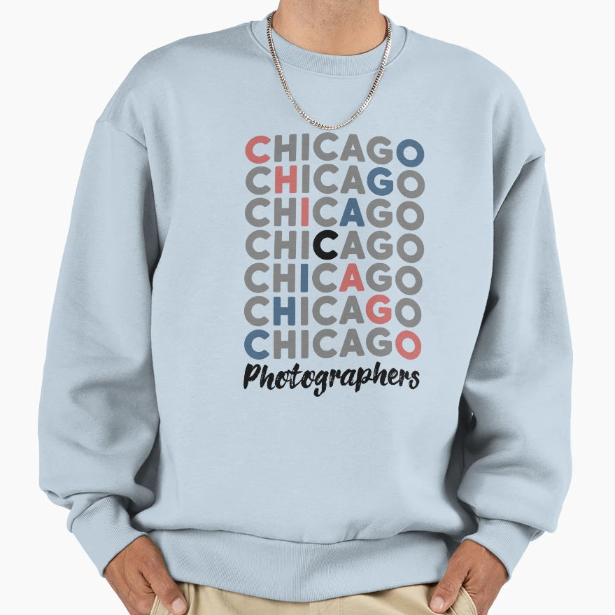 Chicago Photographers Sweatshirt - Graphic Print for Adults - T-Shirt, Sweatshirt, Hoodie