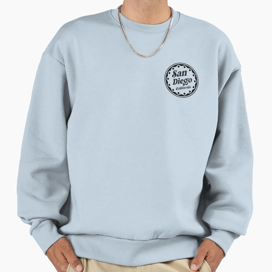 San Diego Cruisin Sweatshirt - Trendy Graphic Men Women - T-Shirt, Sweatshirt, Hoodie