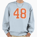 Sports Number 48 Jersey Forty Eight Sweatshirt - Custom Art Print Unisex - T-Shirt, Sweatshirt, Hoodie