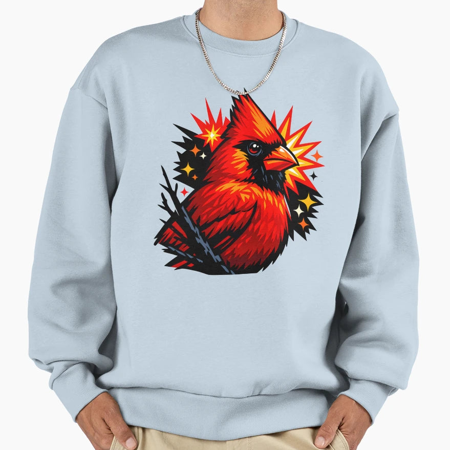 Cardinal Scarlet Flash Sweatshirt - Aesthetic Graphic Unisex - T-Shirt, Sweatshirt, Hoodie