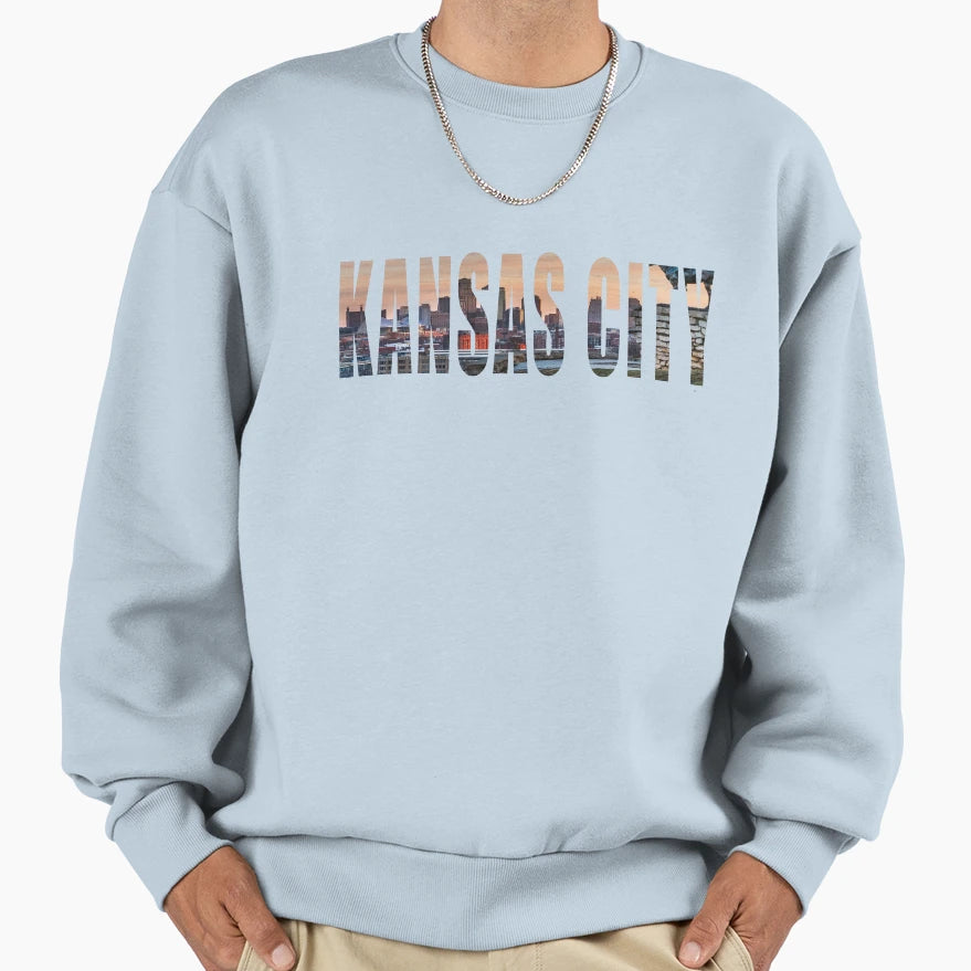 Kansas City Missouri Sweatshirt - Minimalist Print Unisex - T-Shirt, Sweatshirt, Hoodie