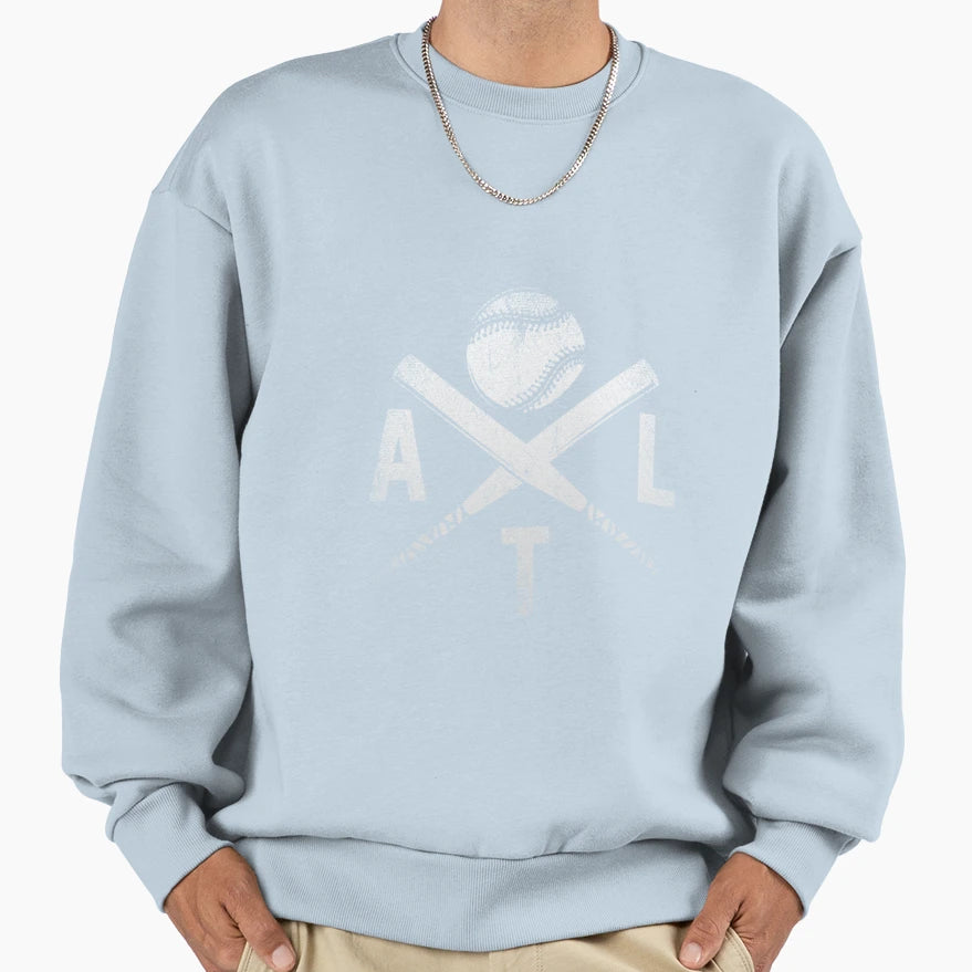 Atlanta Baseball Atl Georgia Sweatshirt - Graphic Print for Adults - T-Shirt, Sweatshirt, Hoodie